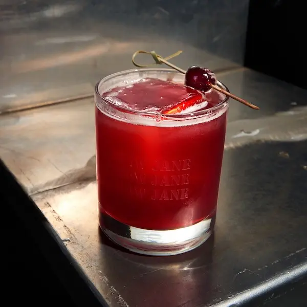 Bronx Bourbon Cherry Smash - Widow Jane Cocktail